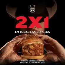 🍔🔥 ¡2x1 en TODAS las hamburguesas de Goiko! 😍
