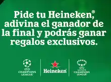 ⚽🍺 ¡Acierta el campeón de la Champions con Heineken y gana entradas exclusivas! 🎟️🏆 (Sorteo por compra)