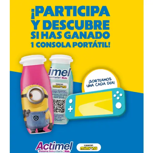 🎮🥤 ¡Actimel sortea consolas Nintendo Switch Lite! 🎁✨(Sorteo por compra)