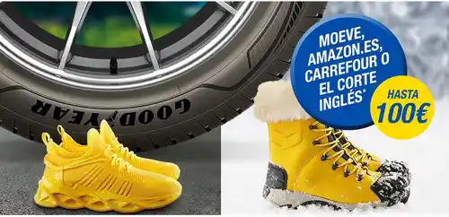 💥🚗 ¡Aprovecha hasta 100€ de reembolso en la compra de neumáticos Goodyear! 💸🔧