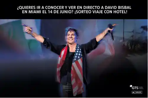 🎶✨ Banco Santander sortea una entrada doble para ver a David Bisbal en Miami 🌴🎤
