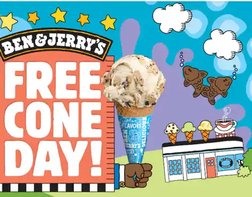 🍦🎉 ¡Ben & Jerry's celebra el Día del Helado Gratis 🎁✨(Solo 8 Abril)