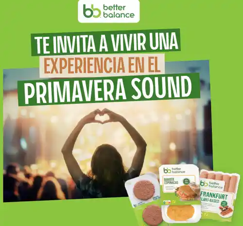 🎶🎉 ¡Better Balance sortea 3 experiencias VIP en el Primavera Sound de Barcelona! 🎤✨ (Sorteo por compra)
