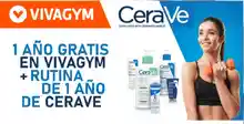 🎉🧴 ¡CeraVe sortea 1 año de productos + suscripción a VivaGym! 🏋️‍♂️✨