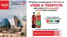 🎉 Coca-Cola sortea 28 increíbles viajes a Valencia! ✈️ (Sorteo por compra)
