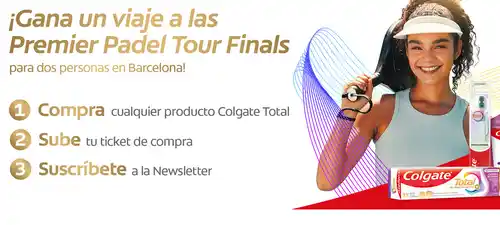 🎾✨ Colgate sortea un viaje único a las Premier Padel Tour Finals en Barcelona 🏆✈️ (Sorteo por compra)