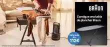 👚 ¡Compra un Centro de Planchado CareStyle 9 de Braun en El Corte Inglés y llévate una tabla de planchar Braun!   🧑‍🔧✨ (Solo 100 primeras compras)