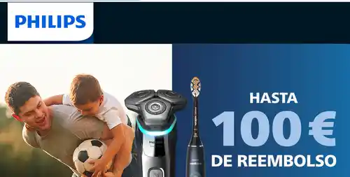 🎁💰 ¡Consigue 100€ de reembolso con Philips y El Corte Inglés por el Día del Padre! 🛍️🎉 (Reembolso por compra)