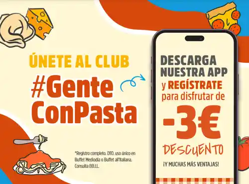🍝 Consigue 3€ de descuento en Muerde la Pasta 📲✨