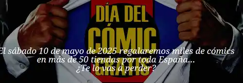 🎉 ¡Consigue cómics GRATIS este Día del Cómic 📚✨!  (10/05 - Ir vestido de Flash)