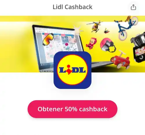 💸 Consigue el 50% de reembolso en Lidl online con TopCashback