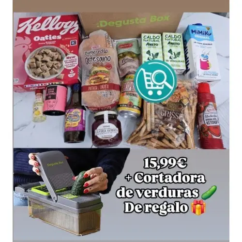 🥕 Consigue tu Degusta Box con CORTADOR DE VERDURAS GRATIS 🥳