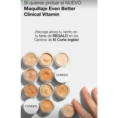🌟🎁 ¡Consigue tu Muestra GRATIS de Even Better Clinical Vitamin de Clinique! 💧✨(Solo en el Corte Inglés)