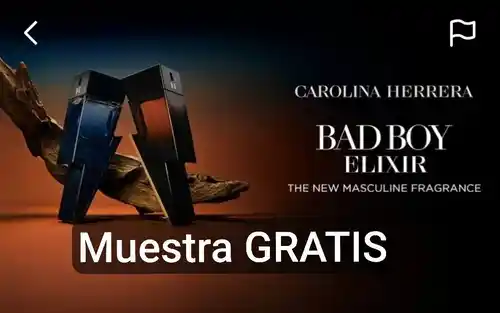 ✨ ¡Consigue tu muestra gratuita del perfume Bad Boy de Carolina Herrera! ⚡