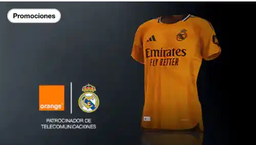 ⚽🎁 ¡Consigue una camiseta oficial del Real Madrid con Orange! 🏆📲 (Solo en tienda Puerta del Sol))