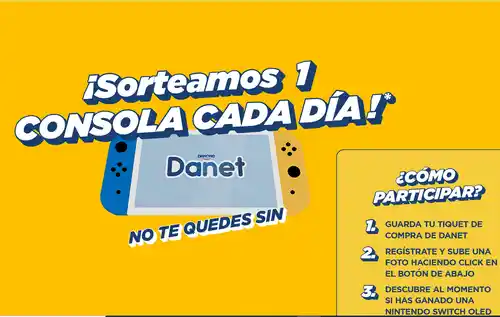 🎮✨ ¡Danone sortea 30 consolas Nintendo Switch para los gamers más fans! 🕹️🔥 (Sorteo por compra)