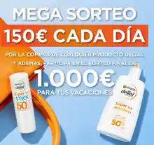 🎉💰 ¡Delial sortea 1.000 € y premios diarios de 150 €! ☀️🛍️(Sorteos por compra)