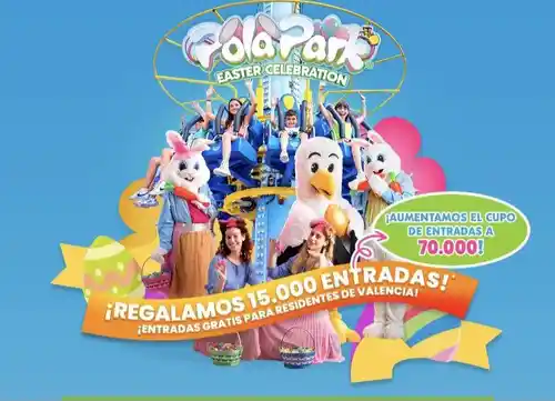 🎡 Entradas GRATIS para Pola Park: 70.000 disponibles solo para residentes en Valencia