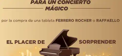 🎟️✨ Ferrero Rocher te lleva de concierto: ¡Sorteo de 40 entradas! 🎶🎤 (Sorteo por compra)