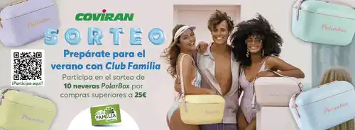 🧊 ¡Gana 1 de las 10 Neveras Polarbox Retro con Covirán! 🎉🛒 (Sorteo por compra)