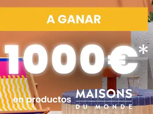 🎉 Gana 1.000 € en muebles y decoración con Maisons Du Monde 🛋️✨