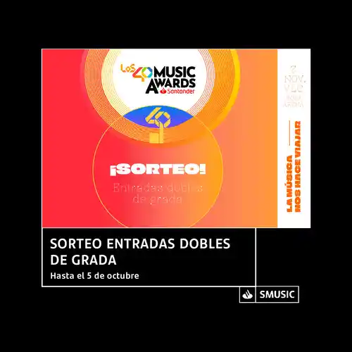 🎶✨ ¡Gana 20 entradas para los LOS40 Music Awards con Banco Santander! 🎟️🔥