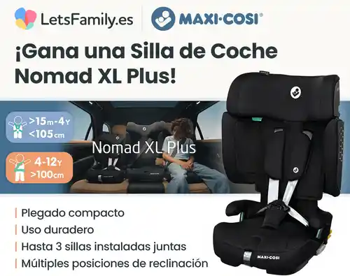 🎉 ¡Gana una silla de coche Nomad con el sorteo de LetsFamily! 🚗👶