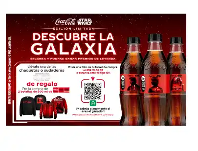 🎁👕 ¡Gana una sudadera de Star Wars con Coca-Cola! 🌟 (Sorteo por compra)