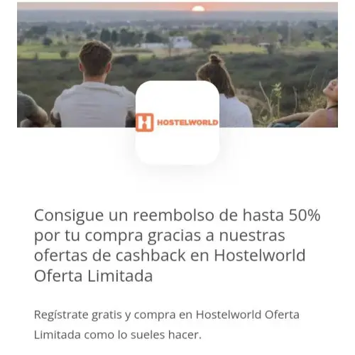 💸 ¡Hasta un 50% de cashback en Hostelworld con TopCashback! 🌍 (Hoteles)