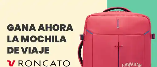 🎒🌴 ¡Hawaiian Tropic sortea 50 mochilas Roncato! 🍍☀️ (Sorteo por compra)