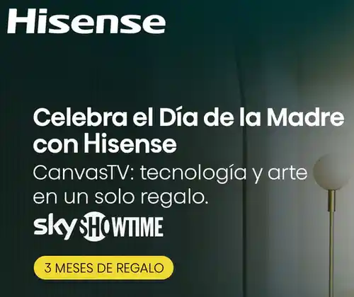 📺 Hisense sortea 3 meses gratis de SkyShowtime 🎬🍿 (Sorteo por compra)