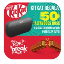 🎶 KitKat sortea altavoces Bose SoundLink Flex 🔊 (Sorteo por compra)