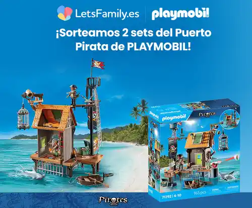🏴‍☠️🎁 ¡LetsFamily sortea un Puerto Pirata de Playmobil! 🚢🏝️