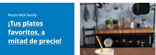 🍽️ Los viernes, hazte el sueco y come al 50% en IKEA 🎉🥳 (Solo para socios IKEA Family)