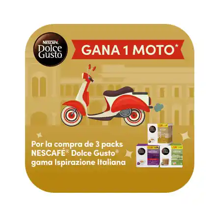 🛵✨ Nescafé Dolce Gusto sortea una Vespa 🚀☕ (Sorteo por compra)