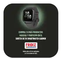🎉⌚ Nestlé sortea 10 Smartwatch Garmin Venu Sq 🏃‍♂️🔥 (Sorteo por compra)