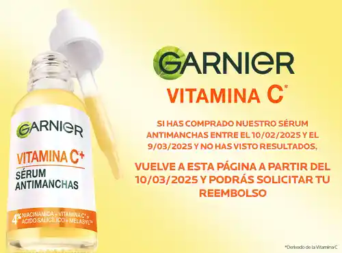 📢 Prueba GRATIS un sérum de Garnier y recibe el reembolso (Garantía de satisfacción)