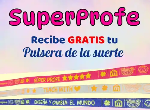 📚 ¡Pulsera GRATIS gracias a Super Profe! 👩‍🏫