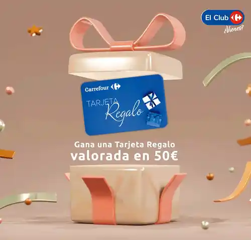 🎁 Sorteo Carrefour: 3 tarjetas regalo de 50 € para gastar este verano