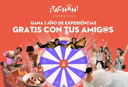 🎁✨ ¡Tachán sortea 1 año lleno de experiencias únicas! 🌍🎉