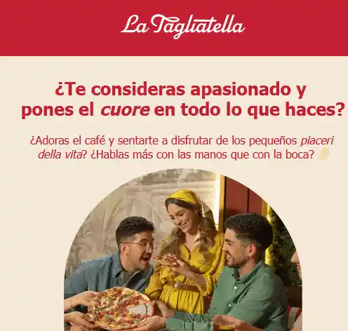 🍝📢 ¡Tagliatella sortea 🎟️ 10 invitaciones y una 💳 tarjeta regalo de Iberia! ✈️🎁