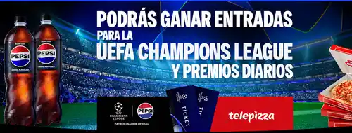 🔥🍕 Telepizza y Pepsi sortean 14.000 premios irresistibles 🎁🥤(Sorteos por compra)