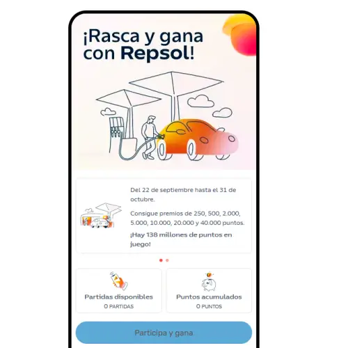 🚗⛽ Travel Club: ¡Rasca y Gana con cada repostaje! 🎁 (Mínimo 30 €)