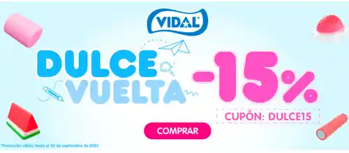 🔥 ¡Vidal 15% de descuento! 🛒✨ Ahorra hoy mismo
