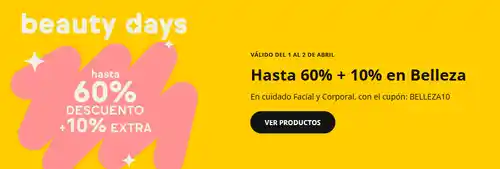 🎉 ¡Worten Beauty Days! Hasta 60% + 10% EXTRA 🛍️💄