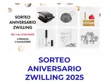 🎉 Zwilling celebra su aniversario y sortea 5 premios increíbles 🎁