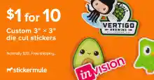 10 PEGATINAS por 1 € | Sticker Mule España