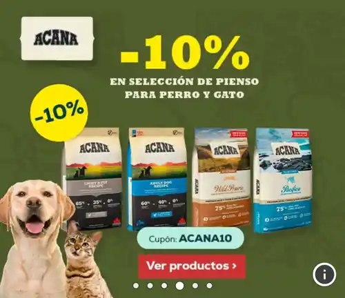 10% en Acana en Kiwoko