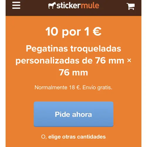 10 Stickers por 1€