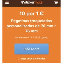 10 Stickers por 1€